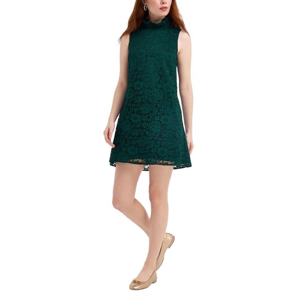 Draper James Womens Lindsay Sleeveless Shift Mini Dress